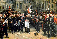 Les adieux de Fontainebleau